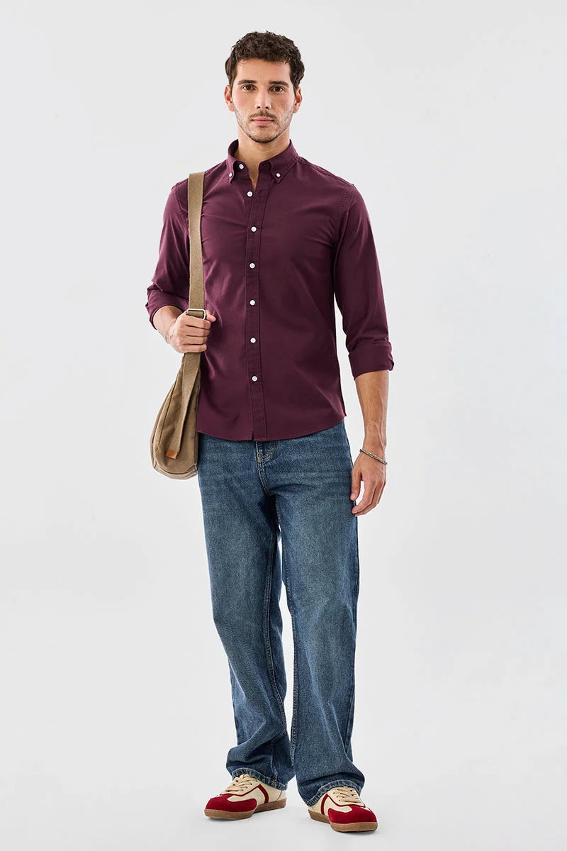 سنيتش قميص أوكتيت عنابي